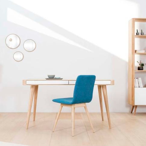 LINEABÜRO Home Office - gazzda lq-am-hook-coat-stand-look-mirror-ena-desk-ena-chair-ena-shelf-1